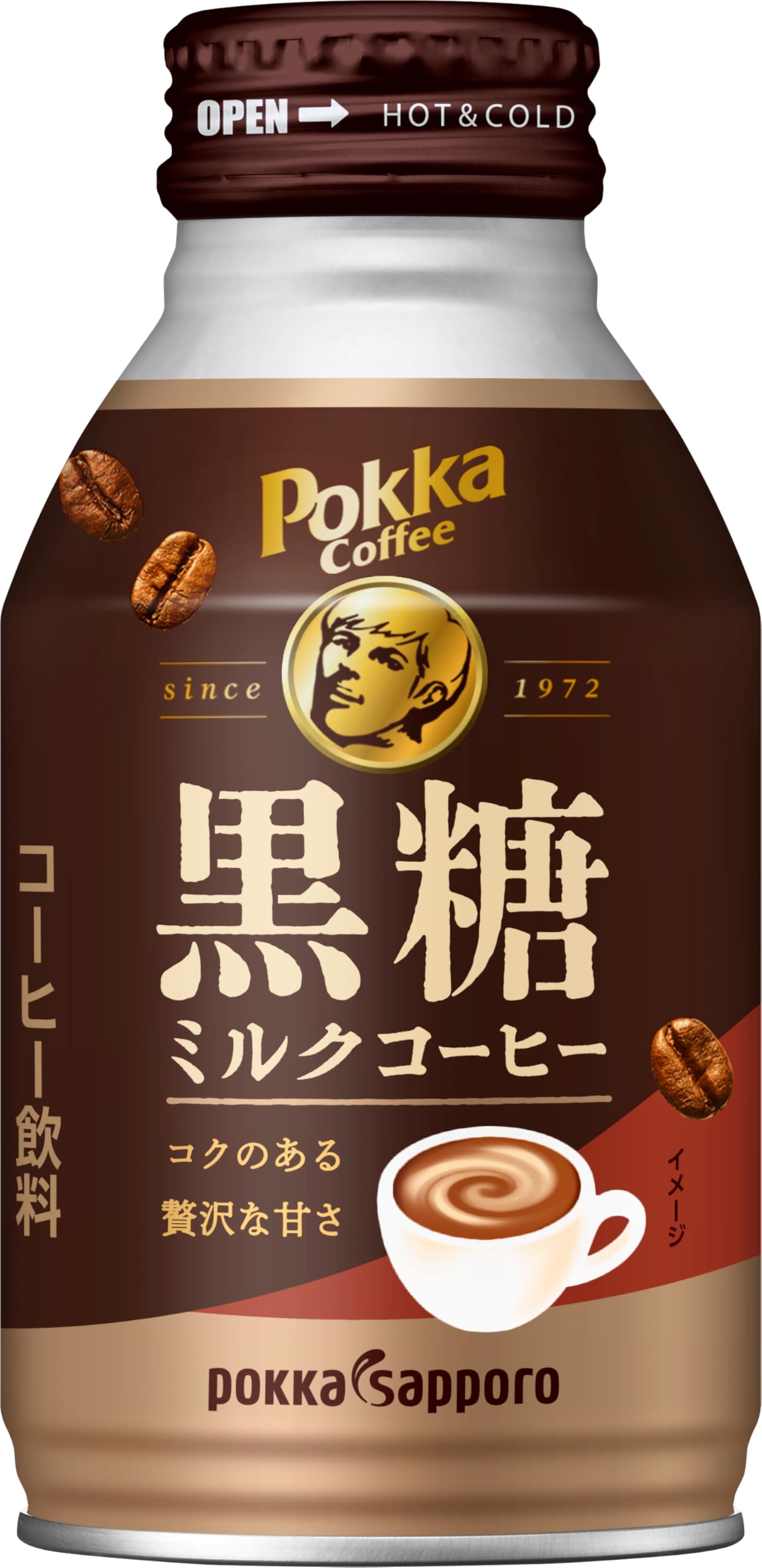 Amazon.co.jp: ポッカコーヒー黒糖ミルクコーヒー260g×24本 ボトル缶
